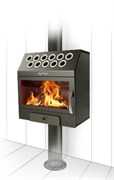 Печь-камин отопительный ТМФ Гармошка Inox Печь-камин отопительный ТМФ Гармошка Inox